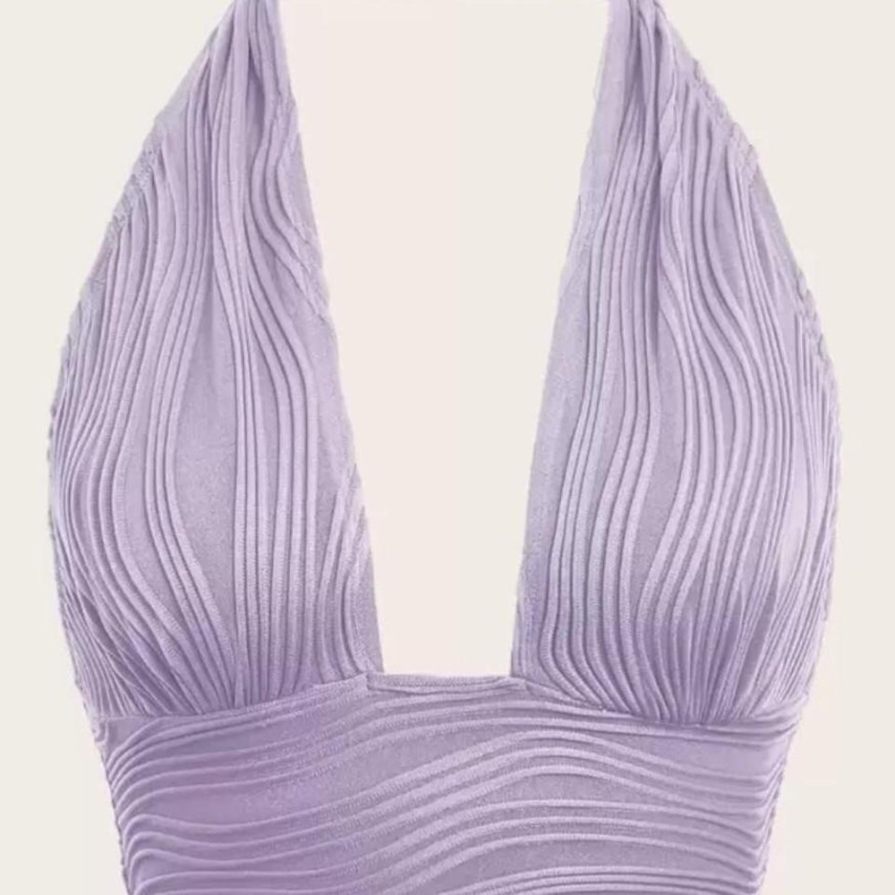 Lilac‎ halter top estimated XS